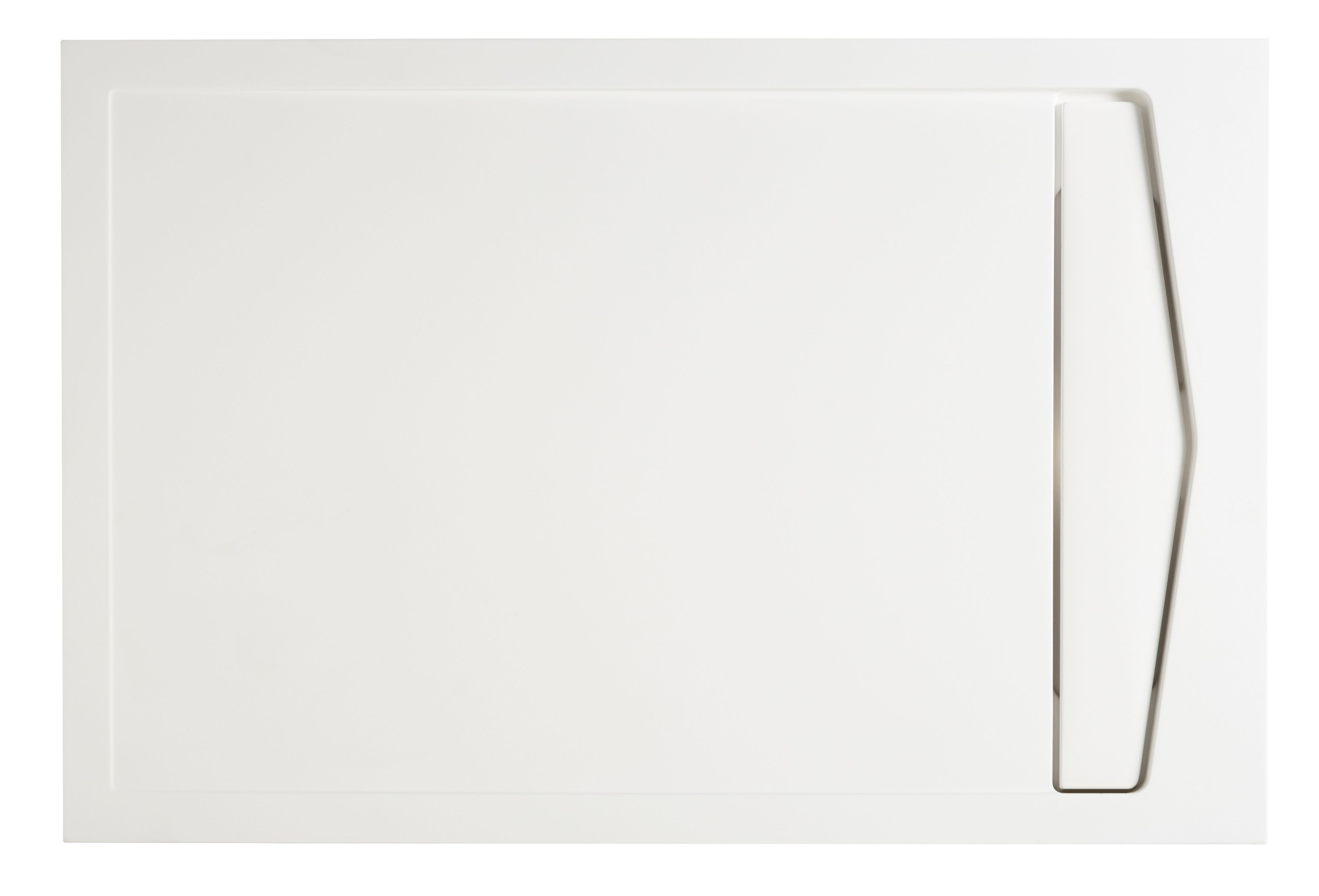 Cooke & Lewis Helgea White Rectangular Shower tray (L)1200mm (W)760mm