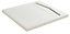 Cooke & Lewis Helgea White Square Shower tray (L)760mm (W)760mm