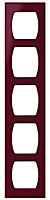 Cooke & Lewis High Gloss Aubergine High gloss Aubergine Wine rack frame, (H)720mm (W)150mm