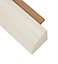 Cooke & Lewis High gloss Cream Curved Pilaster, (H)2280mm (W)70mm
