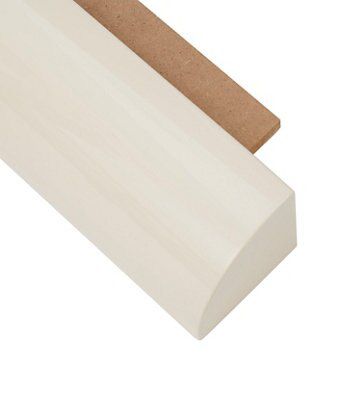 Cooke & Lewis High gloss Cream Curved Pilaster, (H)2280mm (W)70mm