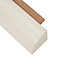 Cooke & Lewis High gloss Cream Curved Pilaster, (W)70mm