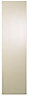 Cooke & Lewis High Gloss Cream Dresser Clad on panel (H)1350mm (W)355mm