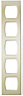 Cooke & Lewis High Gloss Cream Gloss Cream Tall Wine rack frame, (H)900mm (W)150mm