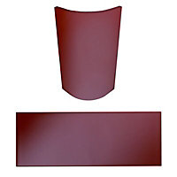 Cooke & Lewis High gloss red Curved door & filler panel