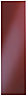 Cooke & Lewis High Gloss Red Dresser Clad on panel (H)1342mm (W)359mm