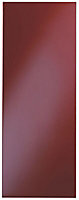 Cooke & Lewis High Gloss Red Wall panel (H)937mm (W)359mm