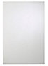 Cooke & Lewis High Gloss White Clad on base panel (H)900mm (W)594mm