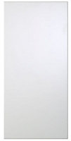 Cooke & Lewis High Gloss White Clad on wall panel (H)757mm (W)359mm