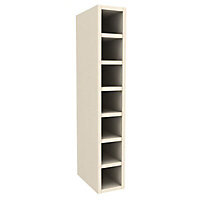 Cooke & Lewis Ivory Tall Wine rack, (H)900mm (W)150mm