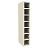 Cooke & Lewis Ivory Tall Wine rack, (H)900mm (W)150mm