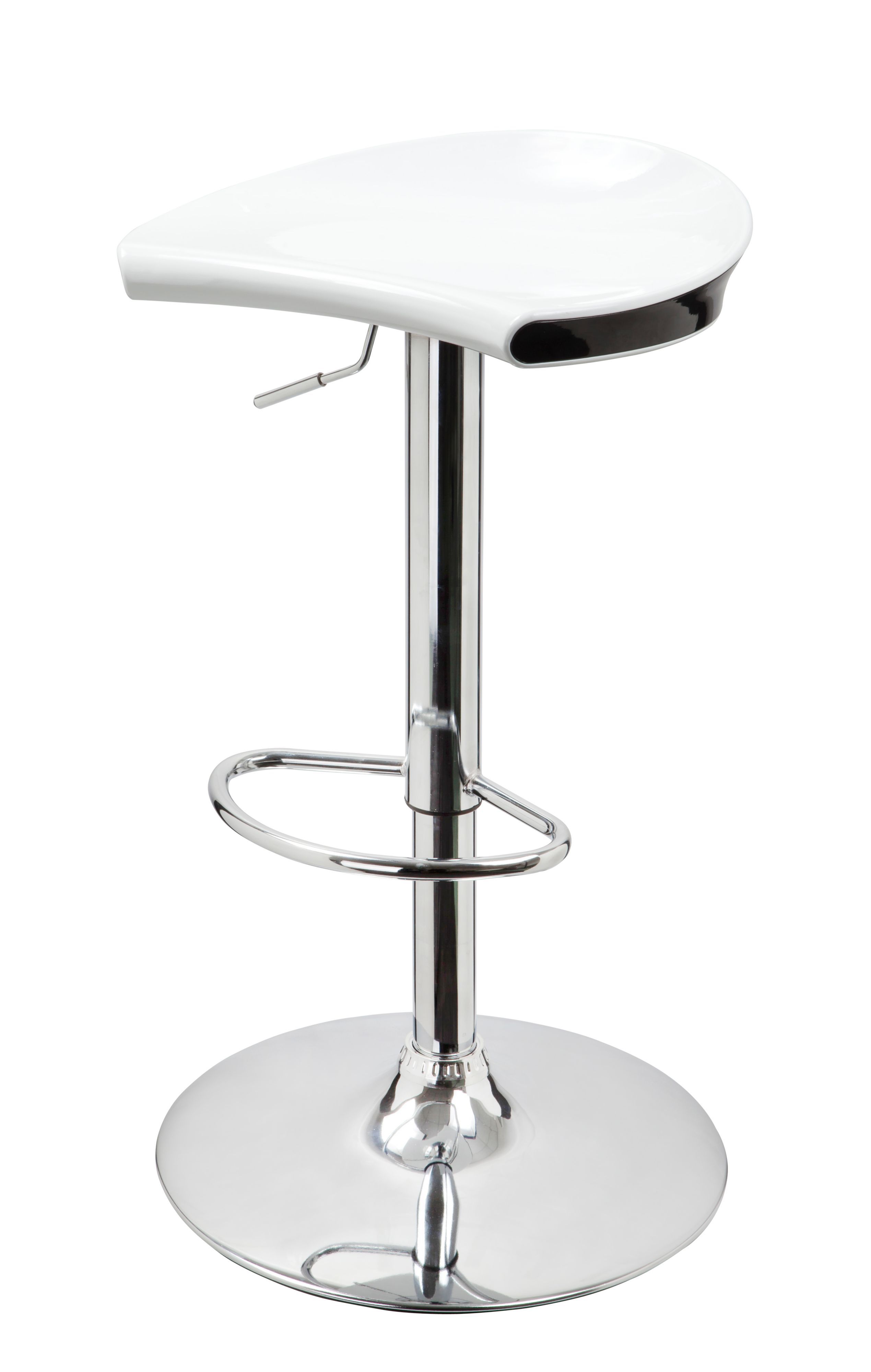 Cooke Lewis Jamala White Swivel Bar Stool Set Of 2 Diy At B Q