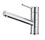 Cooke & Lewis Jonha Chrome effect Kitchen Top lever Tap