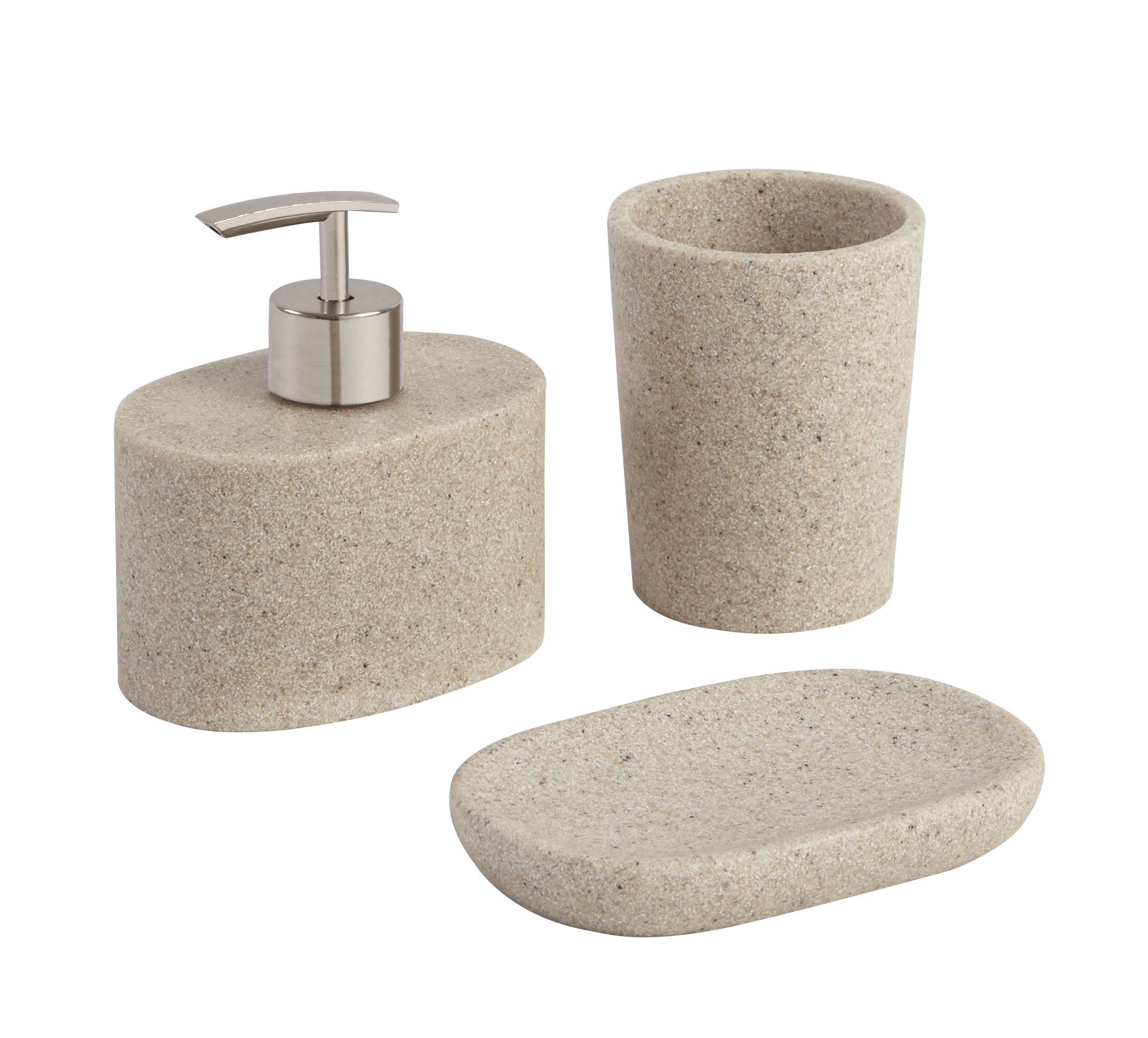 Cooke & Lewis Jubba Mastic Polyresin Bathroom Tumbler
