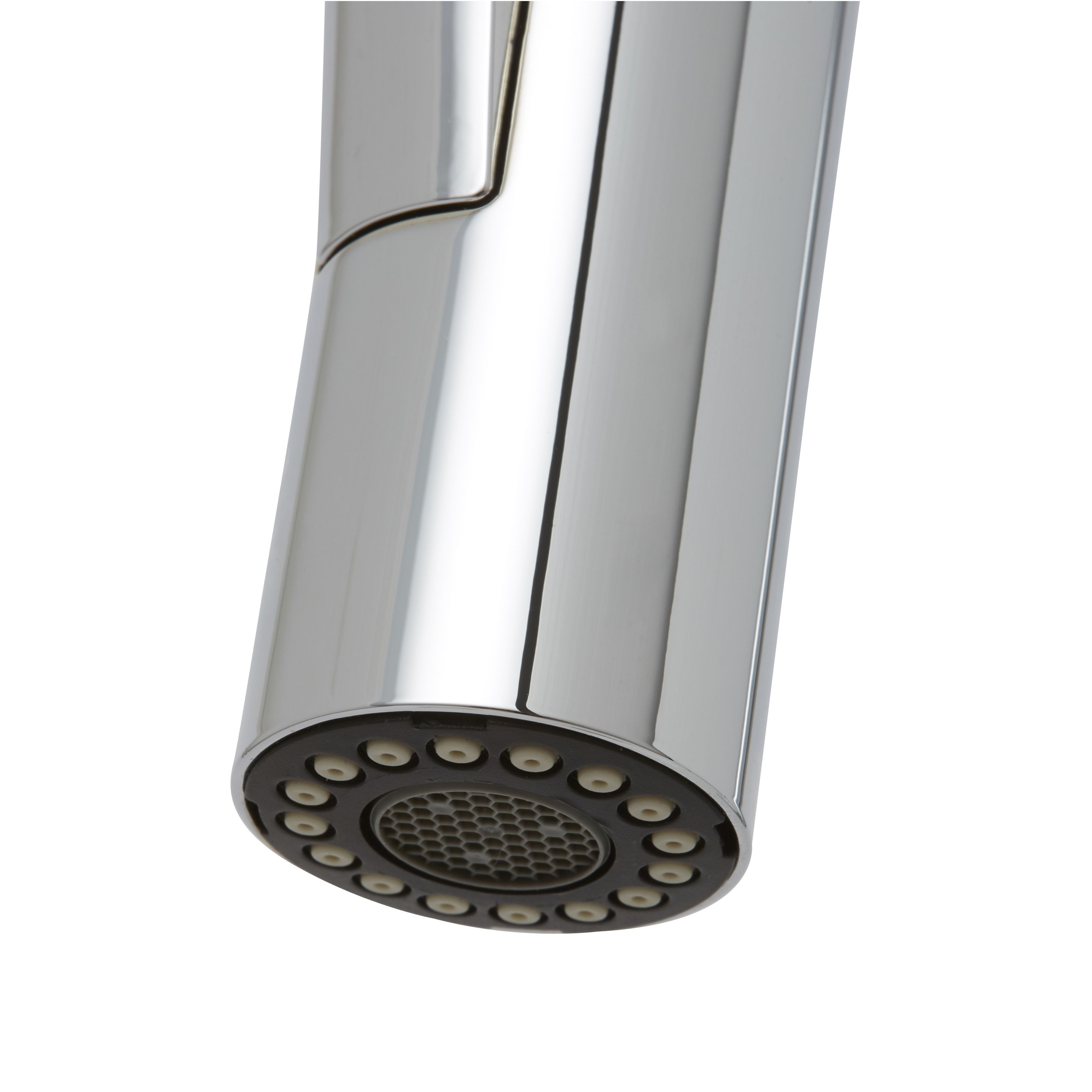 Cooke & Lewis Kareena Chrome effect Kitchen Side lever pull out Tap