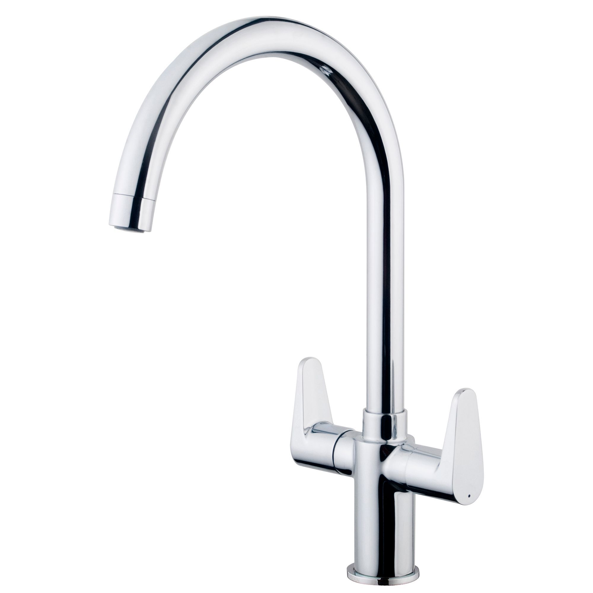 Cooke & Lewis Kigal Chrome Effect Kitchen Monobloc Tap | DIY At B&Q