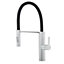 Cooke & Lewis Kloey Chrome effect Kitchen Side lever Tap