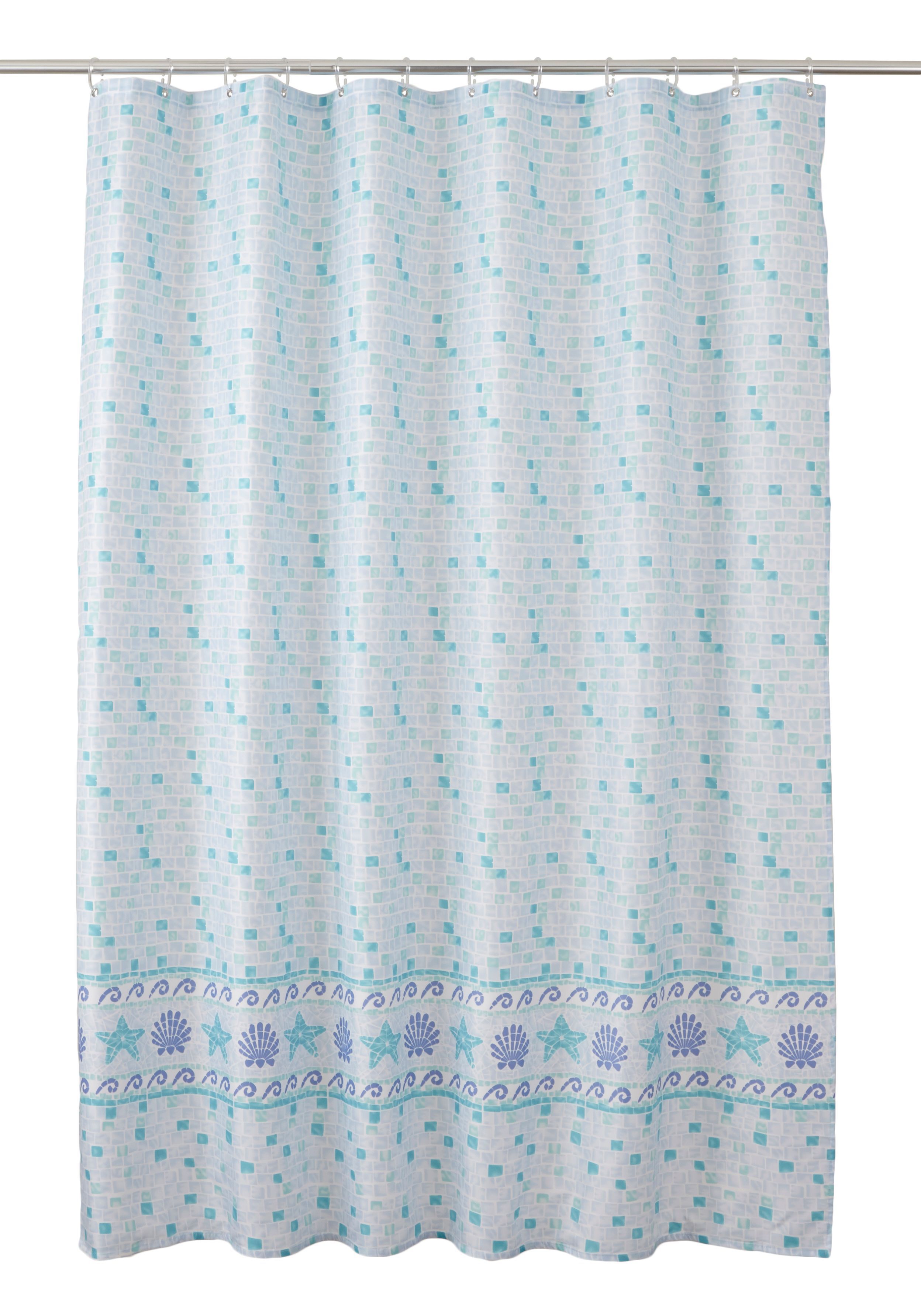 Cooke Lewis Kololi Multicolour Seashell Shower Curtain L 1800mm Diy At B Q