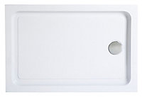 Cooke & Lewis Lagan Rectangular Shower tray (L)1000mm (W)800mm (H)150mm
