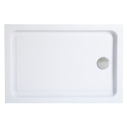 Cooke & Lewis Lagan Rectangular Shower tray (L)1200mm (W)760mm (H)150mm