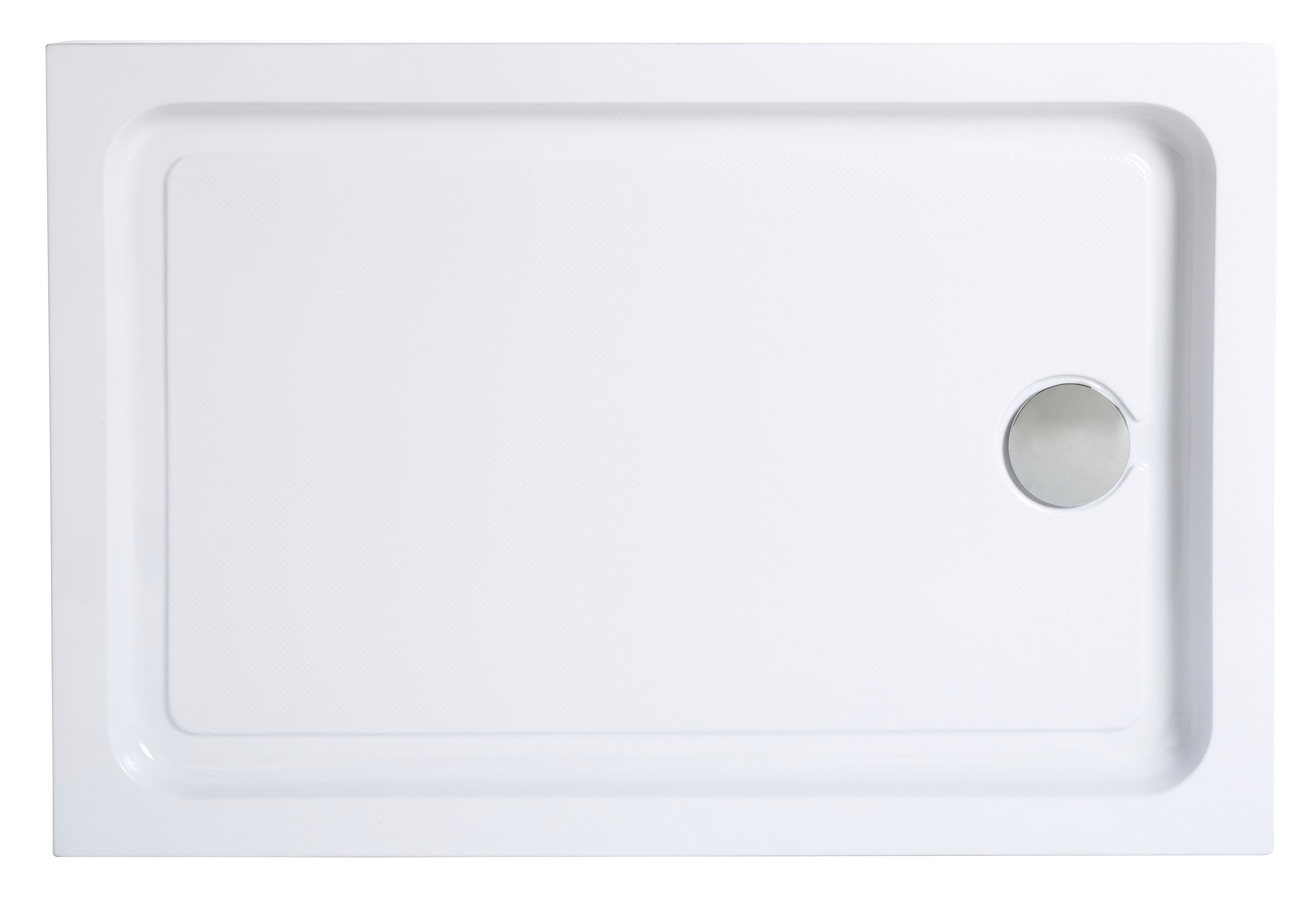 Cooke & Lewis Lagan White Rectangular Shower tray (L)1200mm (W)760mm