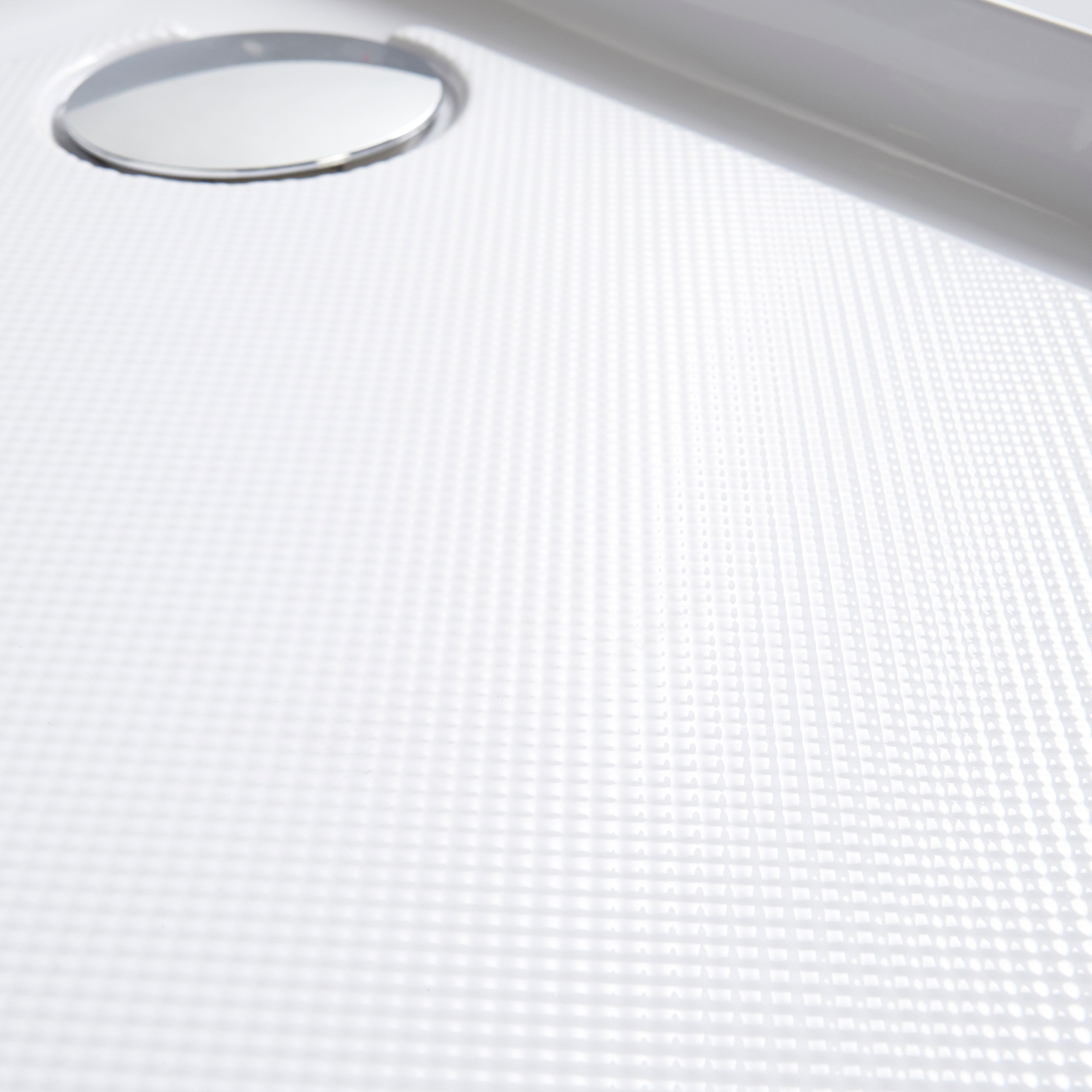 Cooke & Lewis Lagan White Square Shower tray (L)760mm (W)760mm (H) 150mm