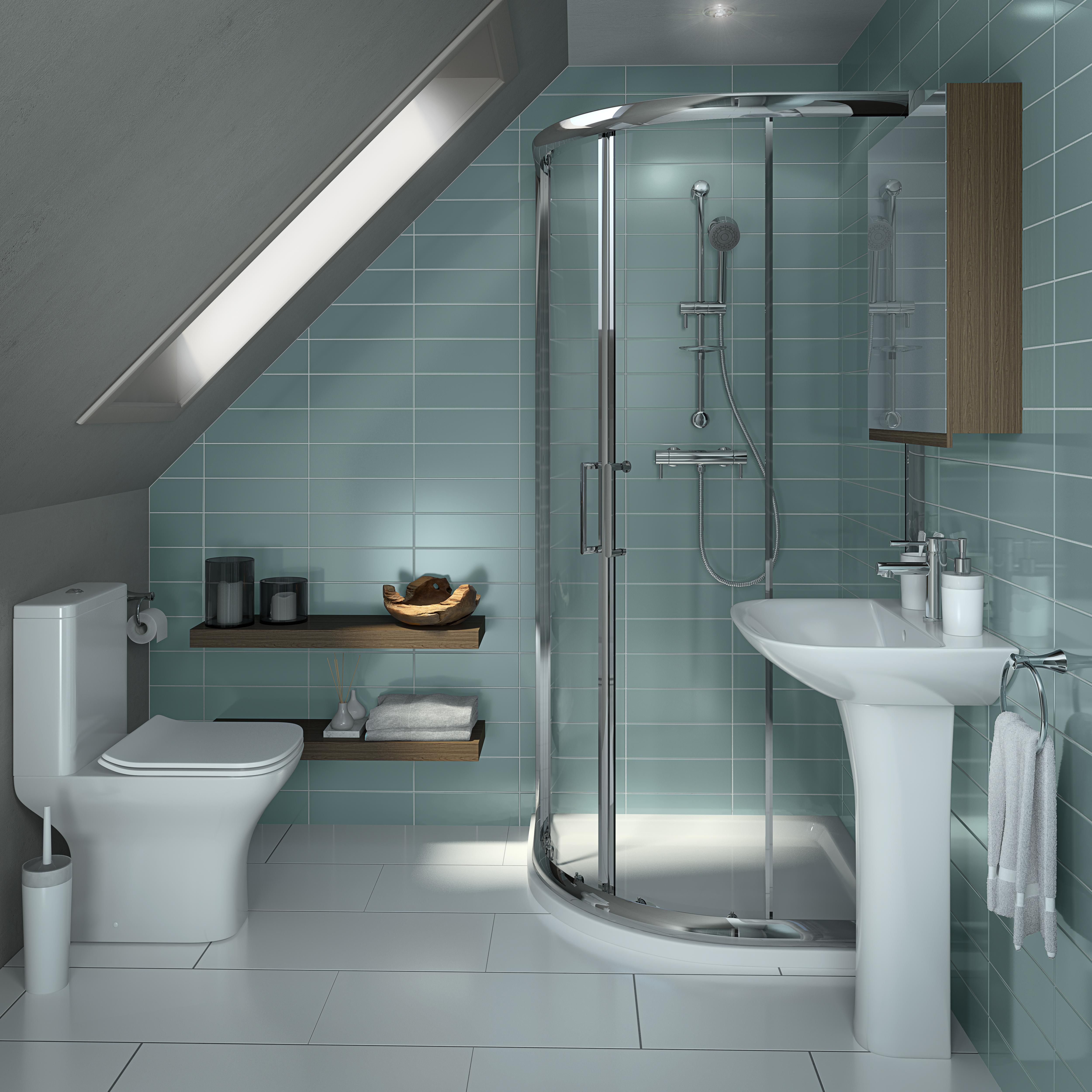 Cooke & Lewis Lanzo Close-coupled Toilet With Soft Close Seat | DIY At B&Q