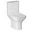 Cooke & Lewis Lanzo Close-coupled Toilet with Soft close seat