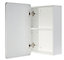 Cooke & Lewis Lesina White Single Cabinet with Mirrored door (H)500mm (W)300mm