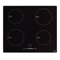 Cooke & Lewis LinkTech (W)60cm Induction Hob - Black