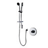 Cooke & Lewis Lunda Chrome effect Wall-mounted Thermostatic Mixer Shower