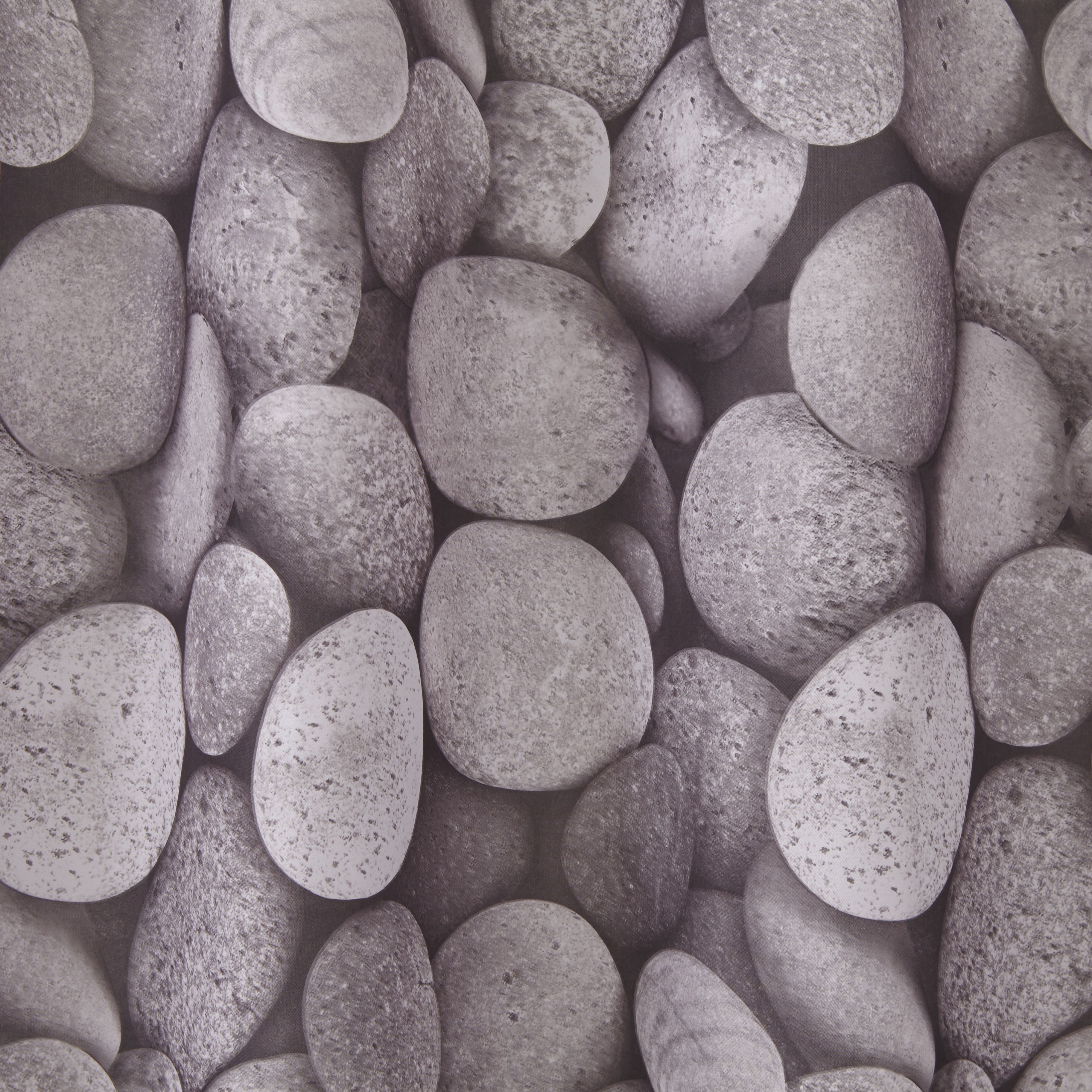 Cooke & Lewis Lunda Multicolour Pebble Shower curtain (W)180cm
