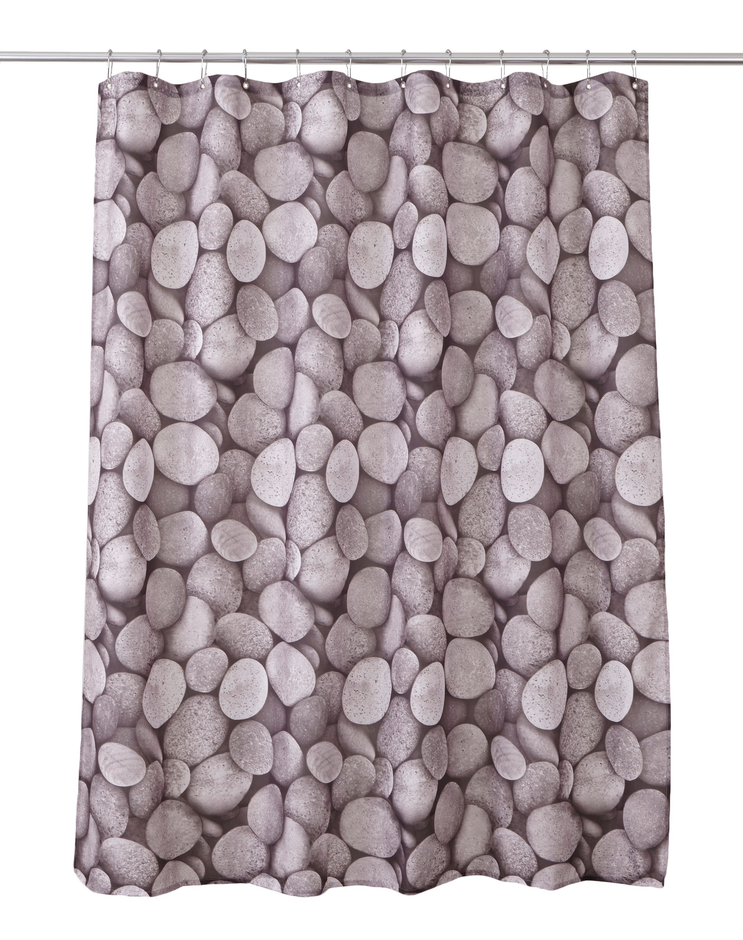 Cooke & Lewis Lunda Multicolour Pebble Shower curtain (W)180cm