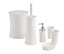 Cooke & Lewis Manza White Plastic Toilet brush & holder