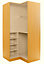 Cooke & Lewis Maple effect Corner wardrobe cabinet (H)2112mm (W)1060mm (D)1040mm
