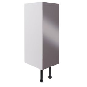 Cooke & Lewis Marletti Gloss Anthracite Style: Shaker Single door Base Cabinet (W)160mm (H)852mm