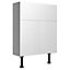 Cooke & Lewis Marletti Gloss White Basin Cabinet (W)600mm (H)852mm