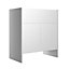 Cooke & Lewis Marletti Gloss White Cabinet (H) 852mm (W) 600mm