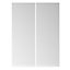 Cooke & Lewis Marletti Gloss White Double Wall Cabinet (W)600mm (H)672mm