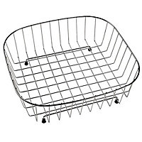 Cooke & Lewis Metal Stainless steel effect Storage basket, (W)325mm