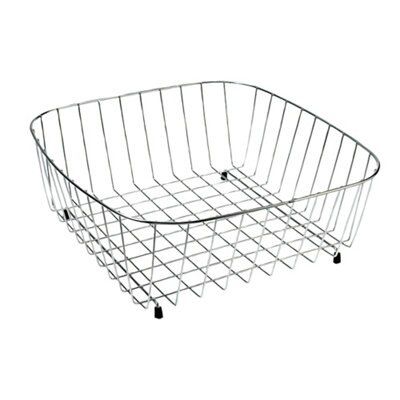 Cooke & Lewis Metal Stainless steel effect Storage basket, (W)375mm ...