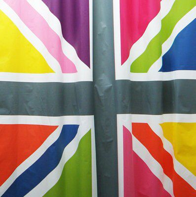 Cooke & Lewis Multicolour Jackdaw Shower curtain (W)180cm