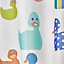 Cooke & Lewis Multicolour Pepo ducks Shower curtain (H)200cm (W)180cm