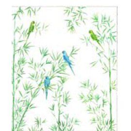 Cooke & Lewis Multicolour Tropical birds Shower curtain (H)200cm (W)180cm