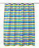 Cooke & Lewis Navesti Multicolour Stripe Shower curtain (W)180cm