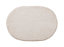 Cooke & Lewis No name White Tufty Oval Bath mat (L)60cm (W)40cm