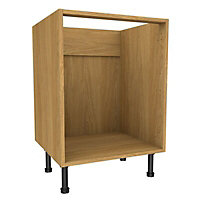 Cooke & Lewis Oak effect Multi-drawer Base cabinet, (W)600mm