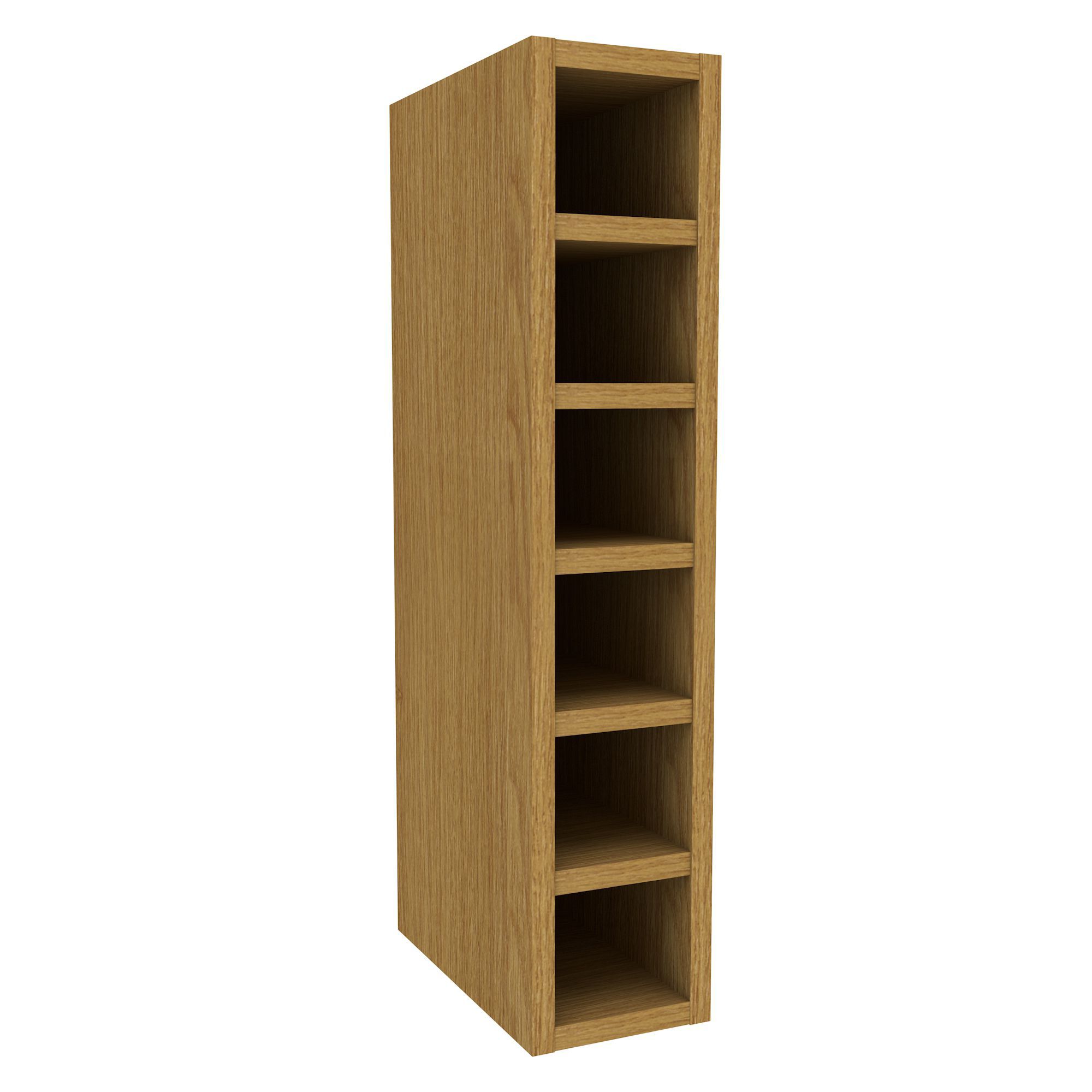 Cooke & Lewis Oak effect Wine rack, (H)720mm (W)150mm DIY at B&Q