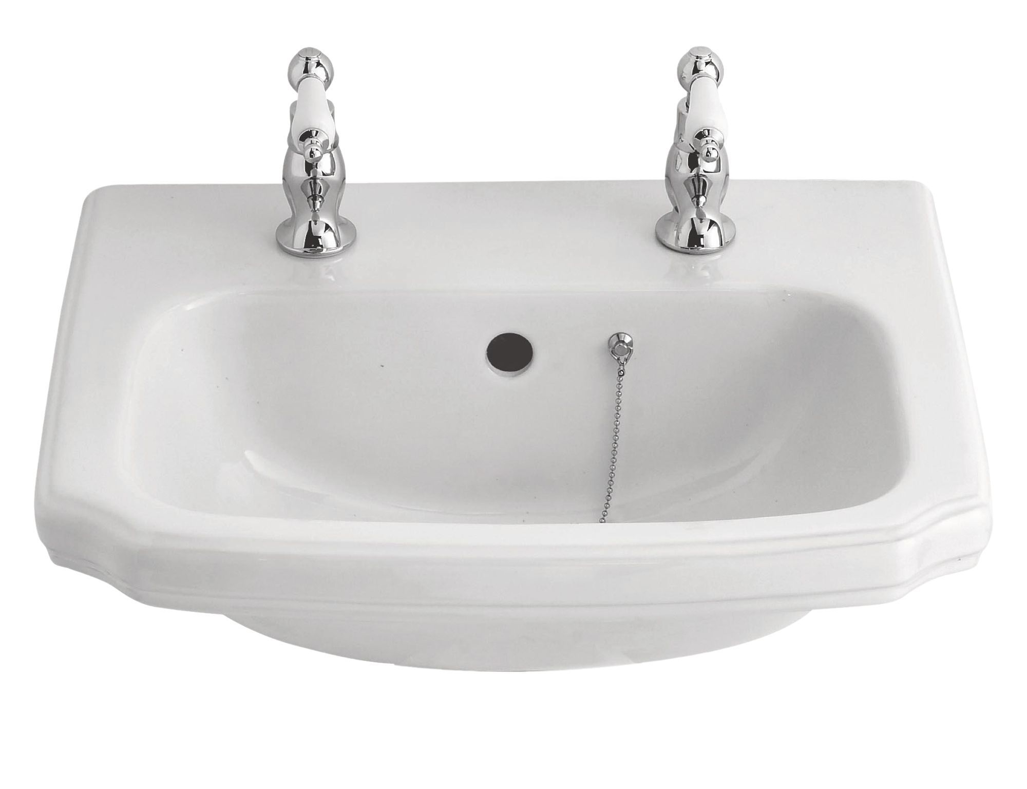 Cooke & Lewis Octavia Wall mounted cloakroom basin DIY at B&Q
