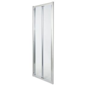 Cooke & Lewis Onega 2 panel Framed Bi-fold Shower Door (W)900mm
